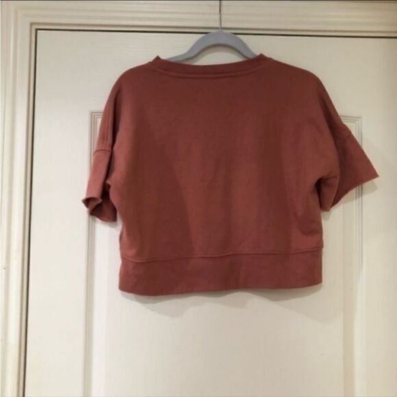 Calvin Klein Embroidered cropped top shirt sleeve size XS - Picture 5 of 5